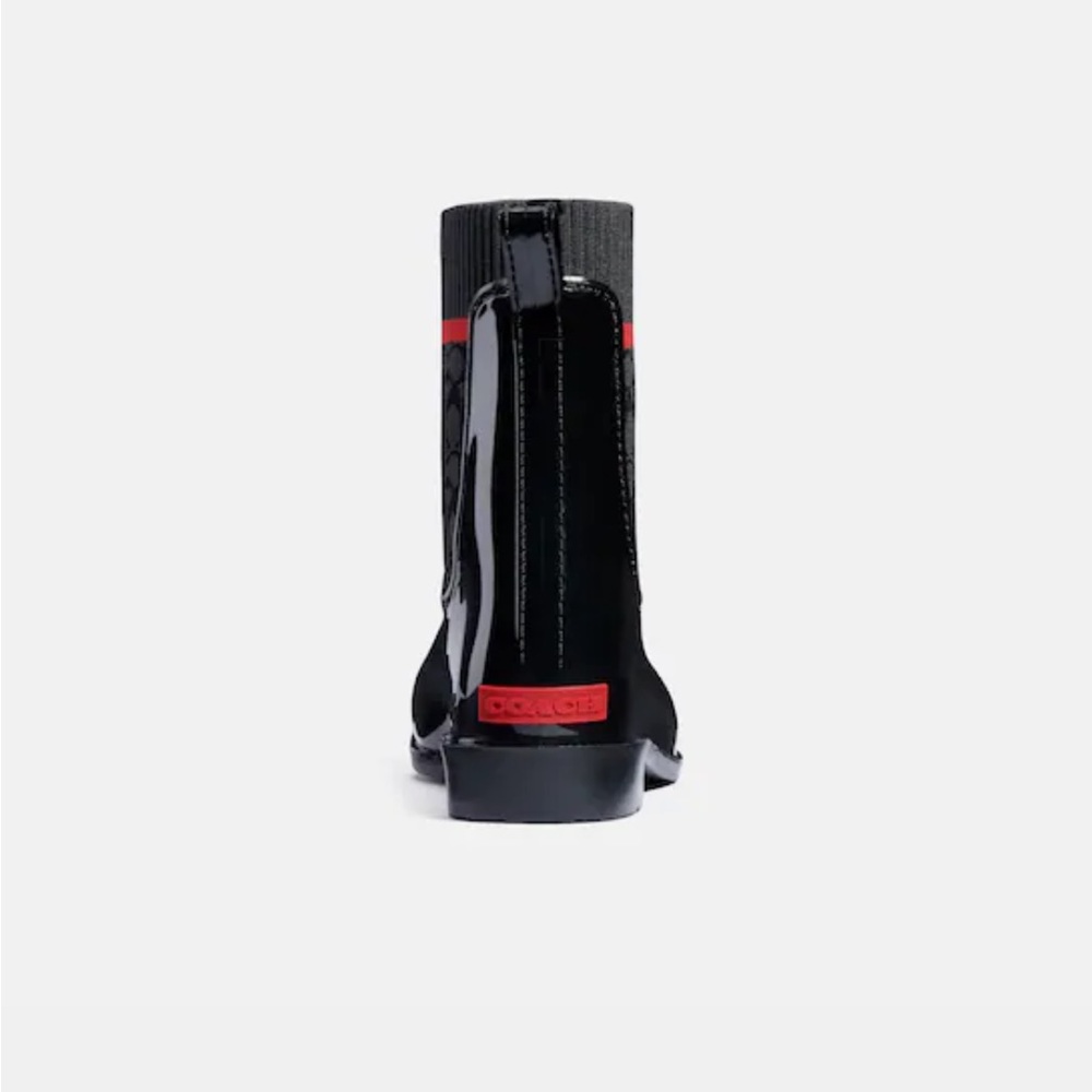 Coach Rain Boots Size 7 - Picture 6 of 9